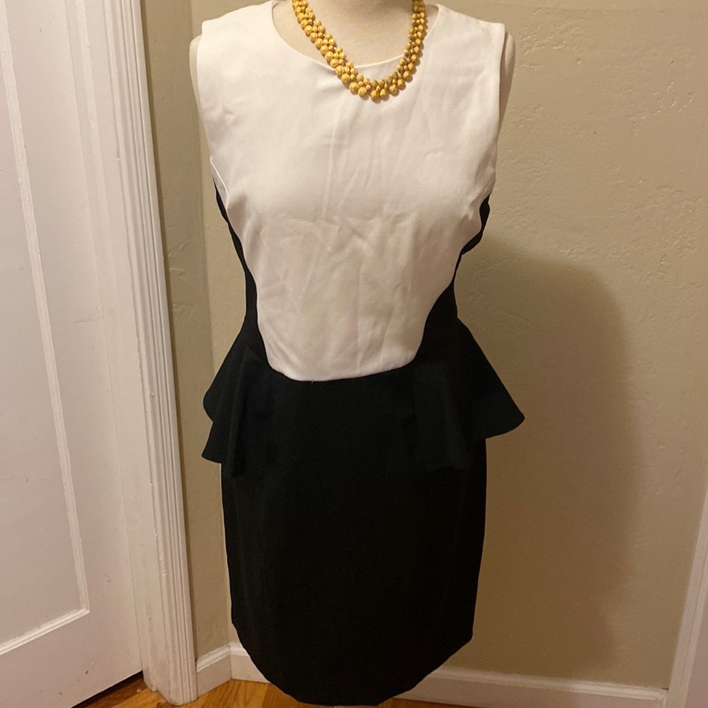 Black and white dress